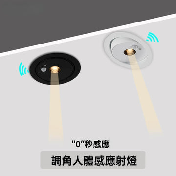 人體感應射燈燈嵌入式開孔75cm