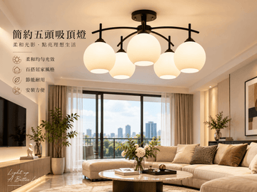 歐式玻璃鐵藝吊燈 D8015｜玻璃+鐵藝 E27 LED 15-30㎡ 美式5/8頭 客廳餐廳書房