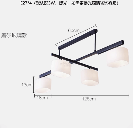 E27燈泡 後現代簡約創意飯店設計師旋轉吊燈