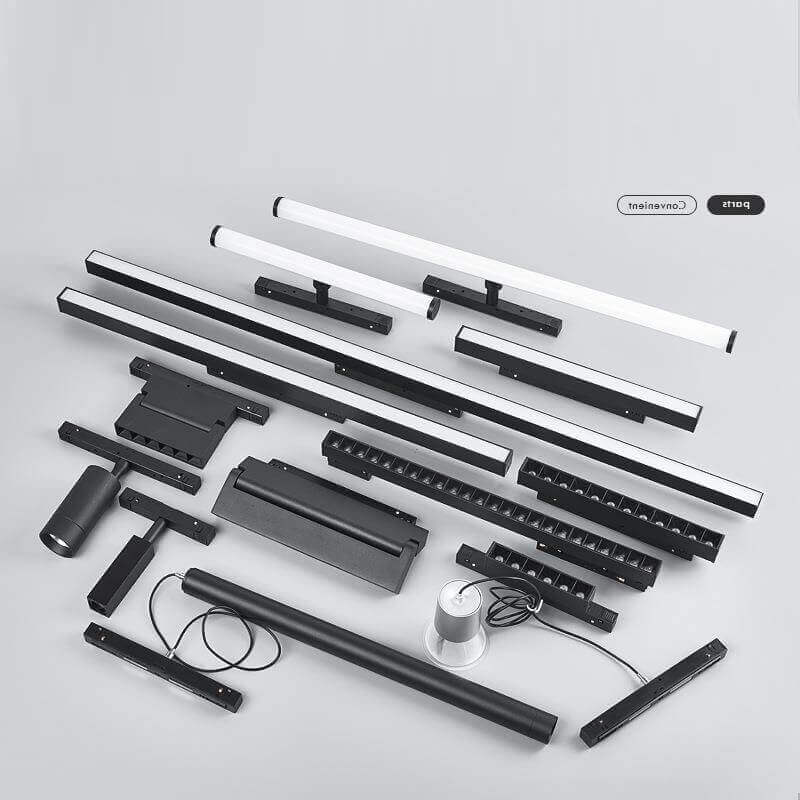 48V通用款泛光燈 格柵燈 摺疊格柵 投射燈 吊燈 磁吸軌道燈