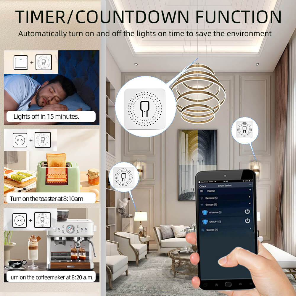 塗鴉zigbee單火通斷器改裝智能家居遠程APP控制