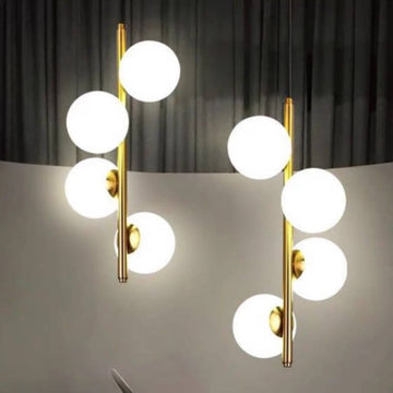 玻璃圓球分子吊燈