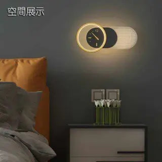 靜音時鐘壁燈
