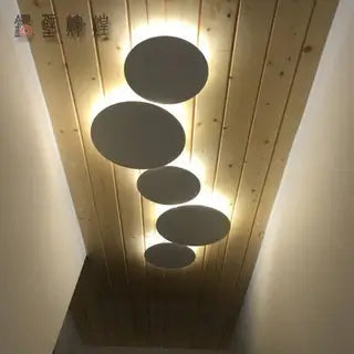 藝術日食壁燈