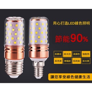 led光頭强燈泡寬電壓蠟燭泡三色變光LED玉米燈